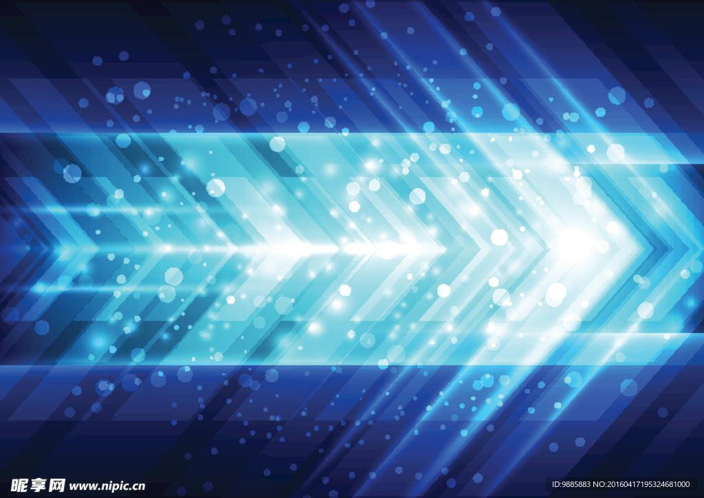 蓝色科技背景