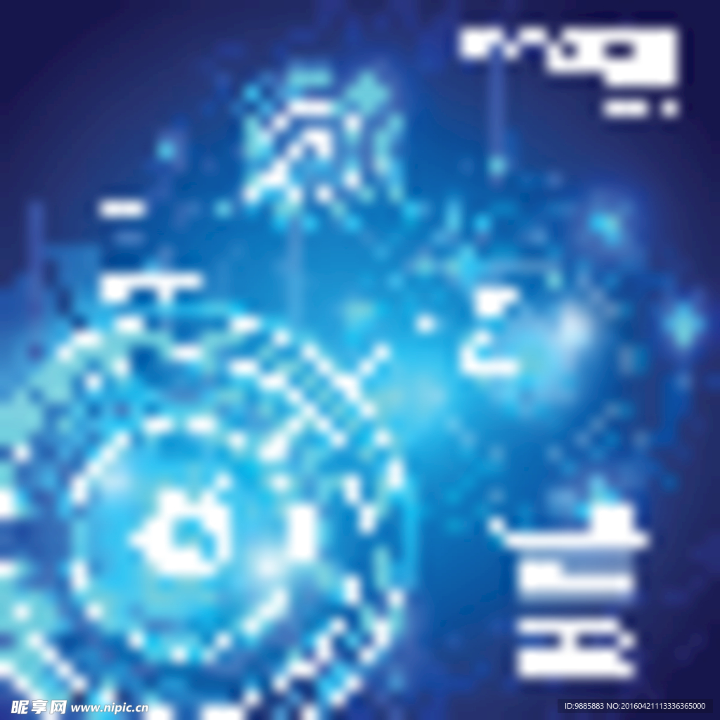 蓝色科技背景