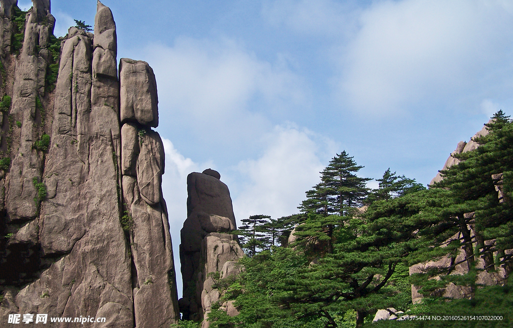 黄山峻岭
