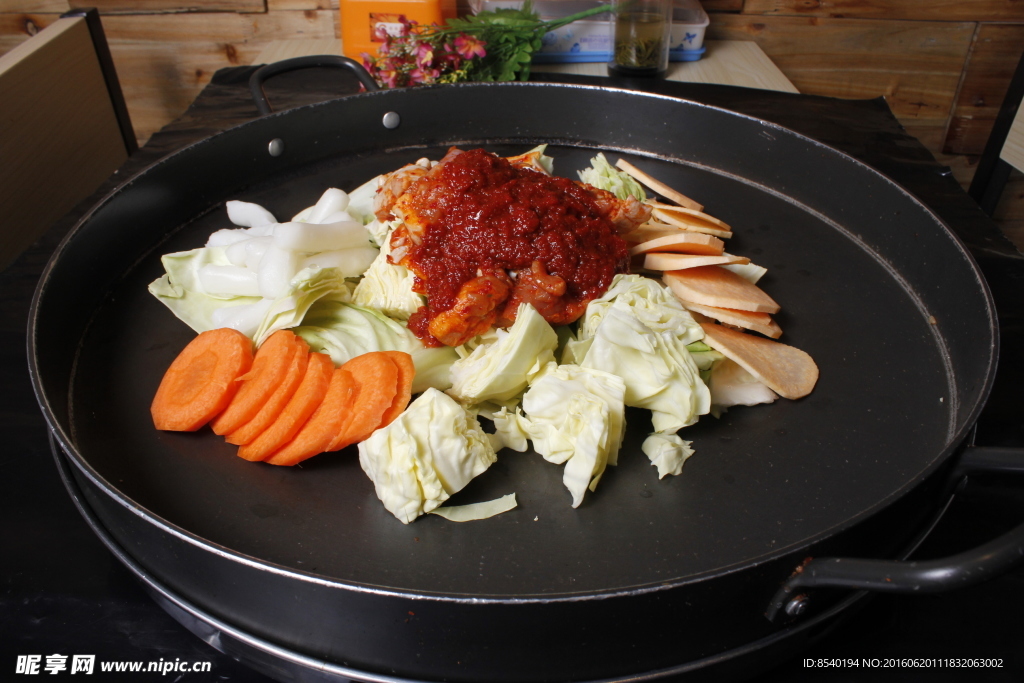 朝鲜铁板炒年糕