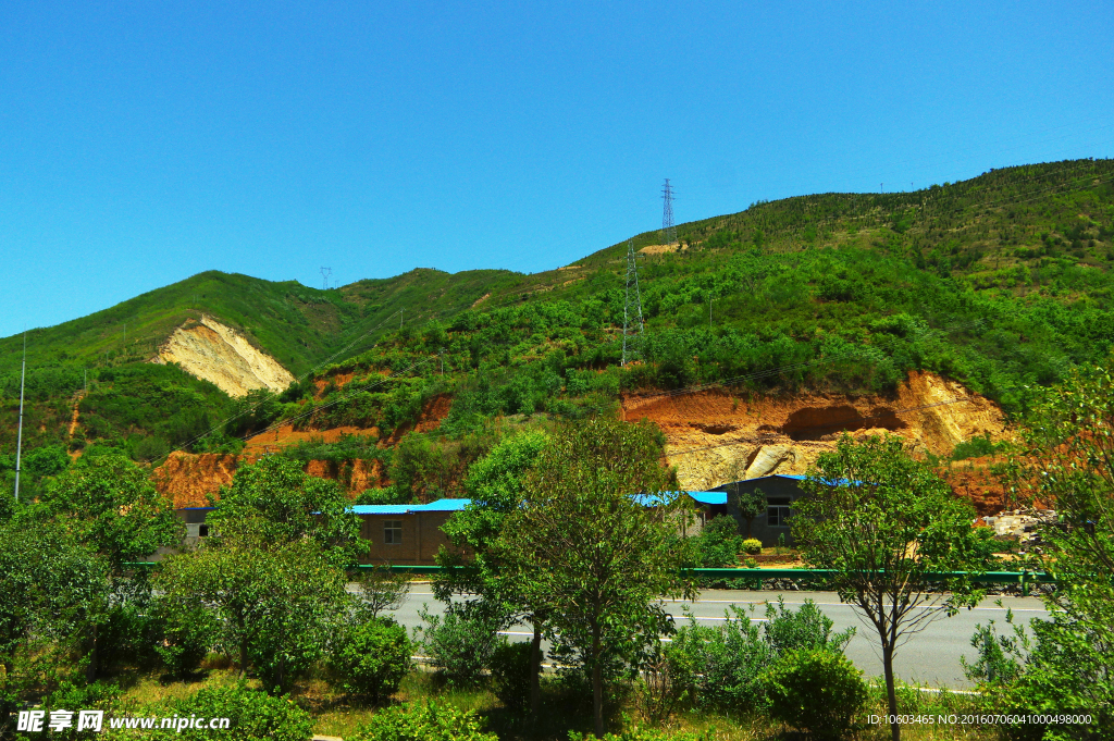 西北风光 丹凤山水