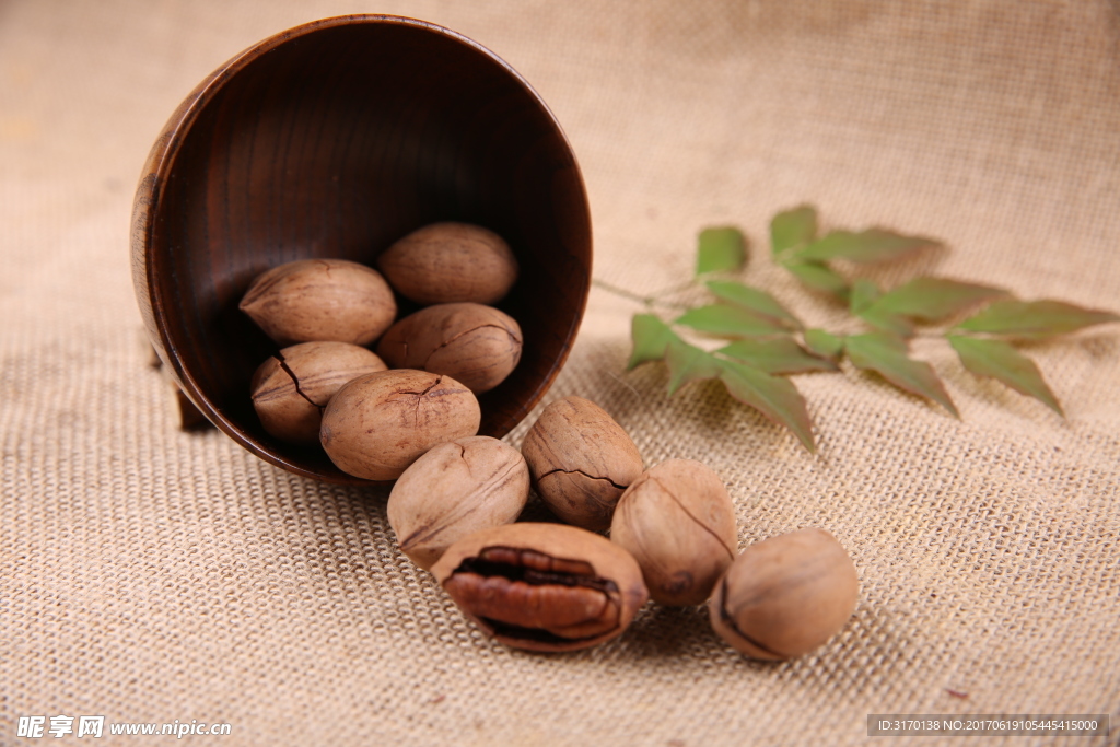 碧根果坚果高清图
