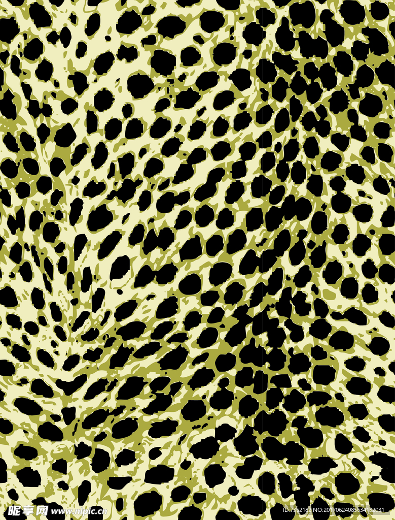 豹纹 野兽皮毛图案