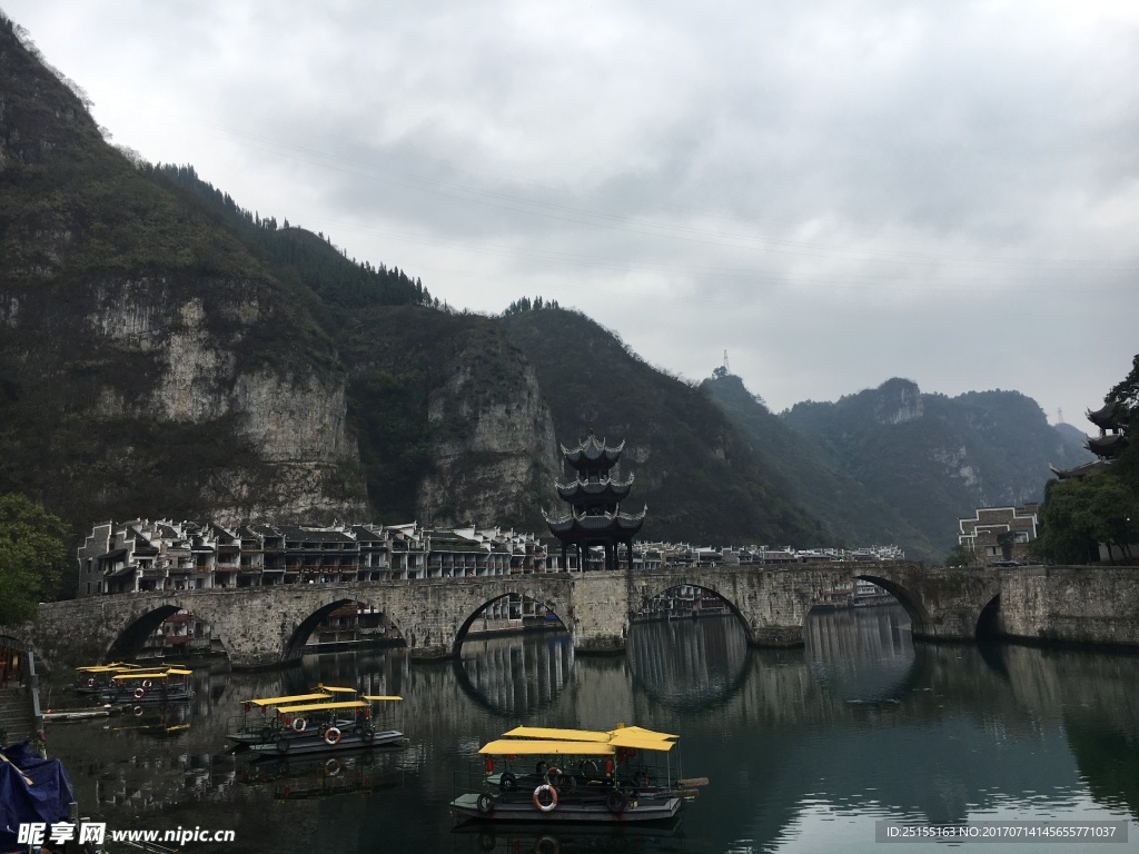 山水  旅游 风景  桥