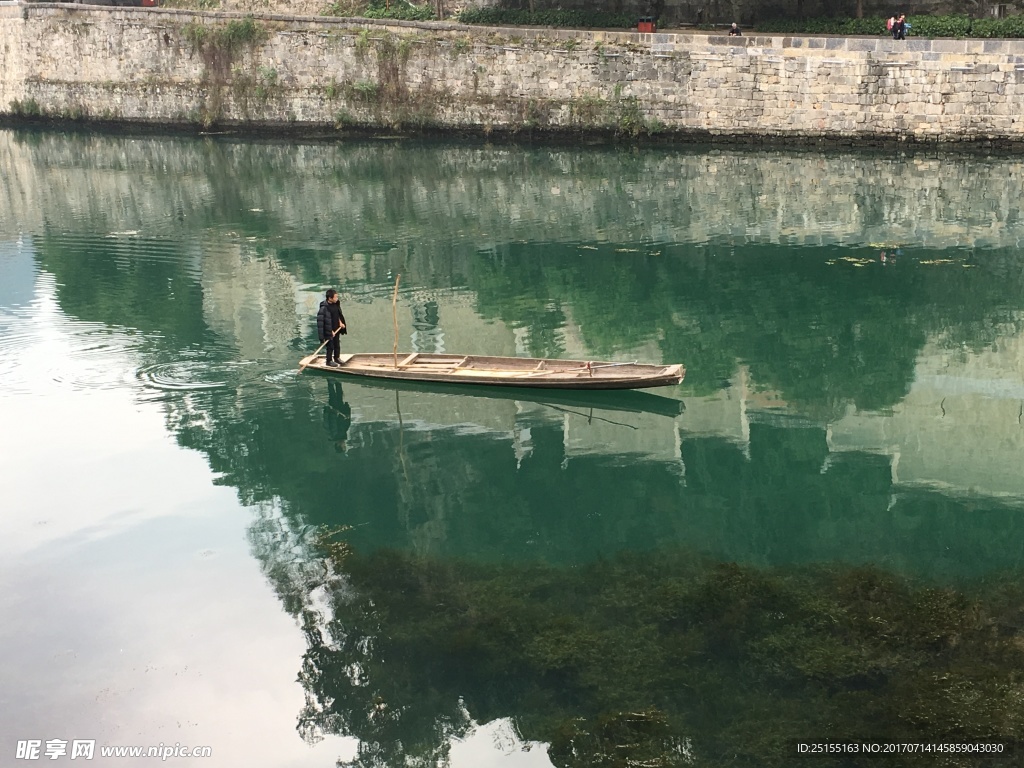 旅游 景点 风景照片 古城 船