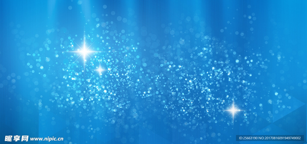 浪漫清新蓝色梦幻背景