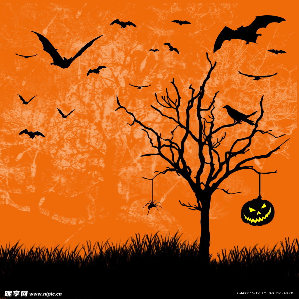万圣节插图设计图片
