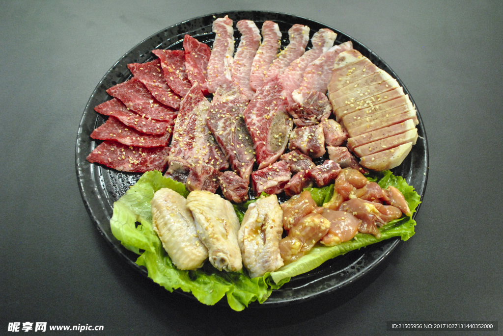 烧烤肉类拼盘