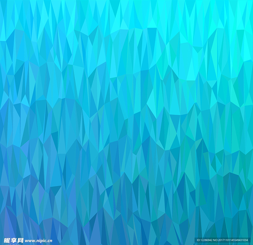 青色抽象渐变海报背景素材