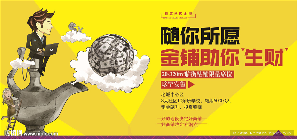 商业地产单页 商铺单页