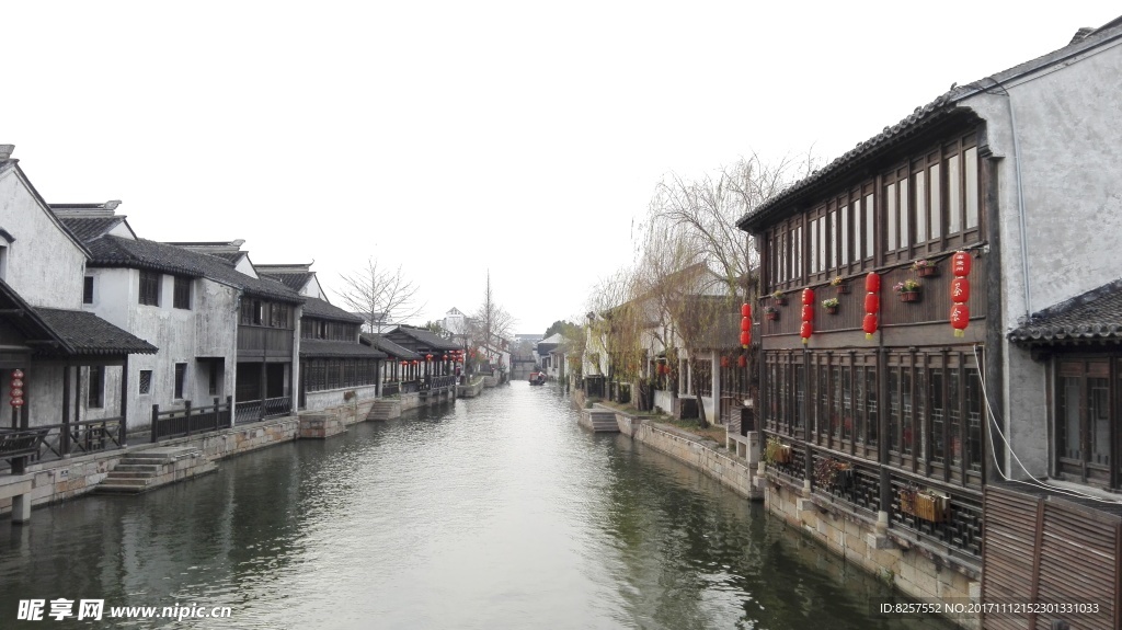 典型的江南水乡建筑