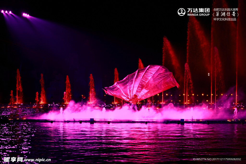 合肥万达大湖秀