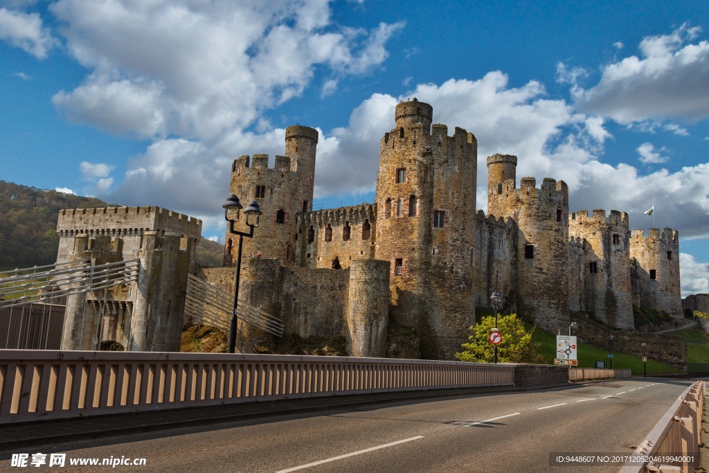 威尔士城堡图片