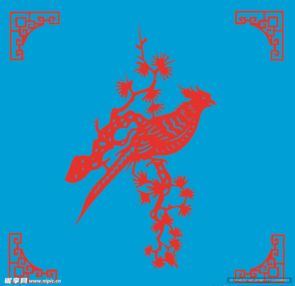 鸟剪纸