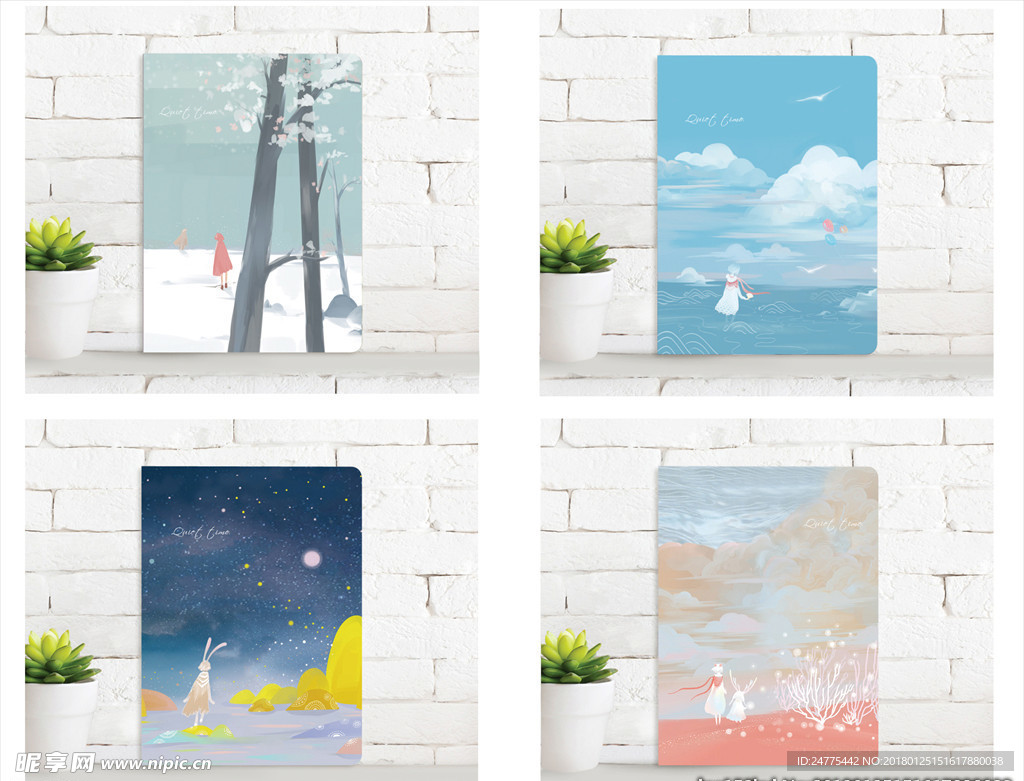 本子封面  静谧时光