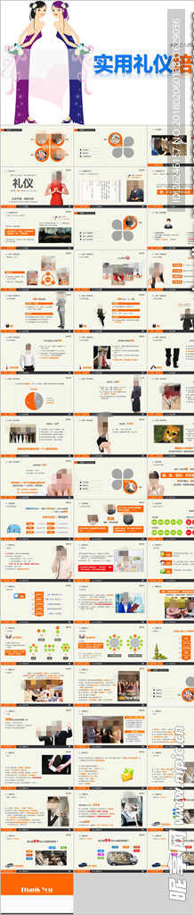 实用礼仪培训讲座课件PPT模板