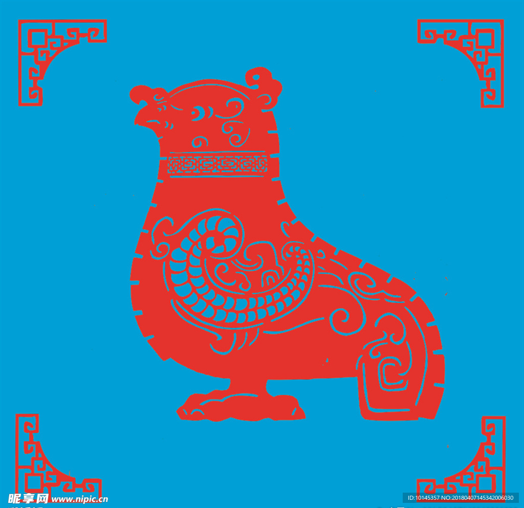 鸟剪纸