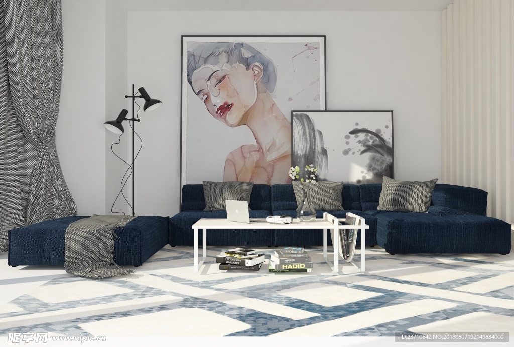 现代简约装修效果图