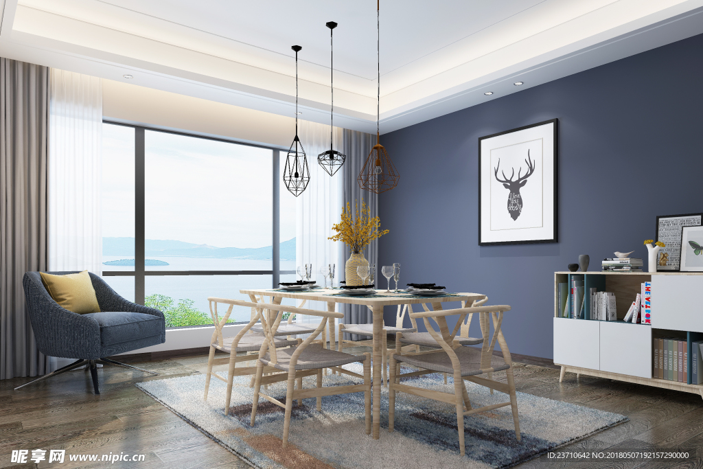 现代简约装修效果图