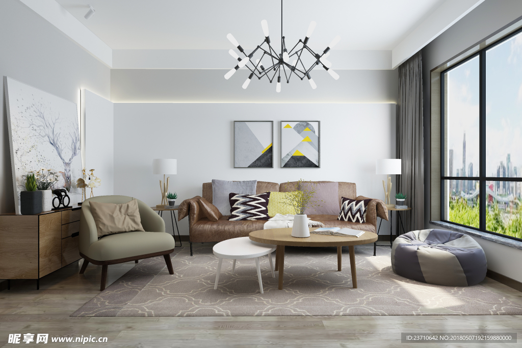 现代简约装修效果图