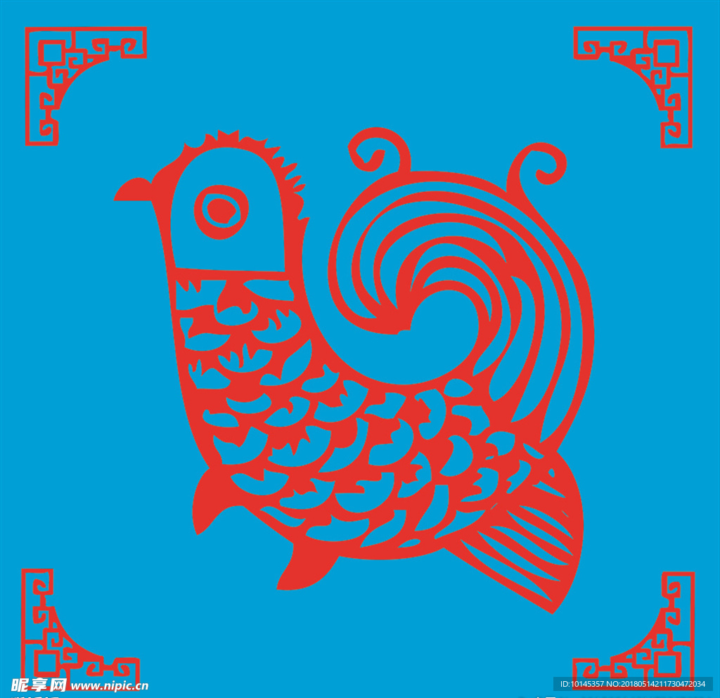 鸟剪纸