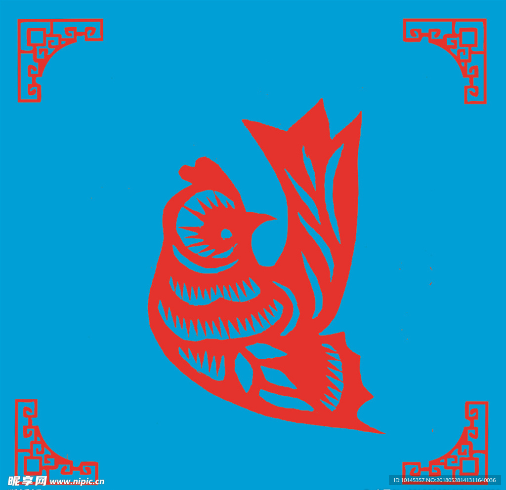 鸟剪纸