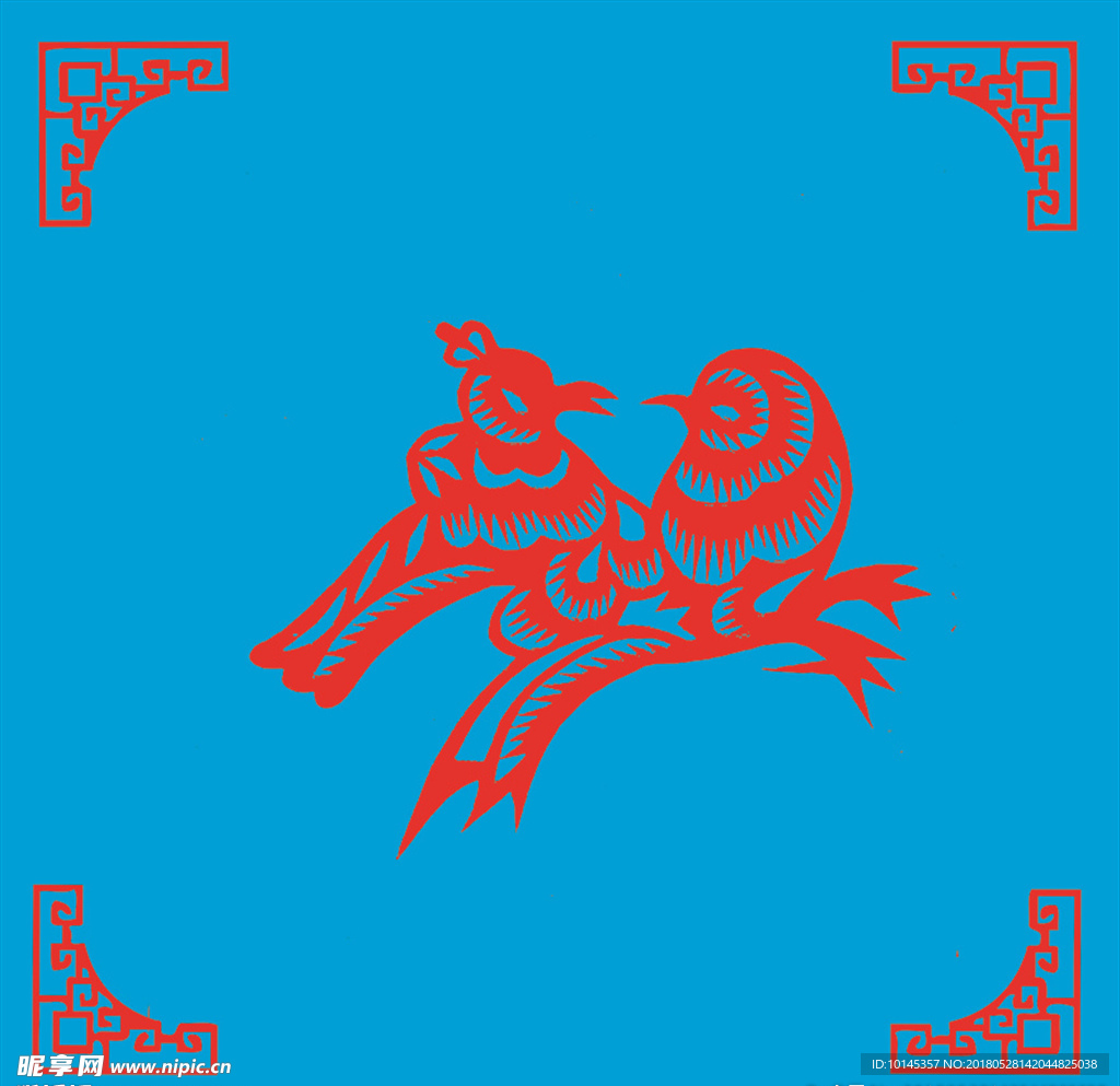 鸟剪纸