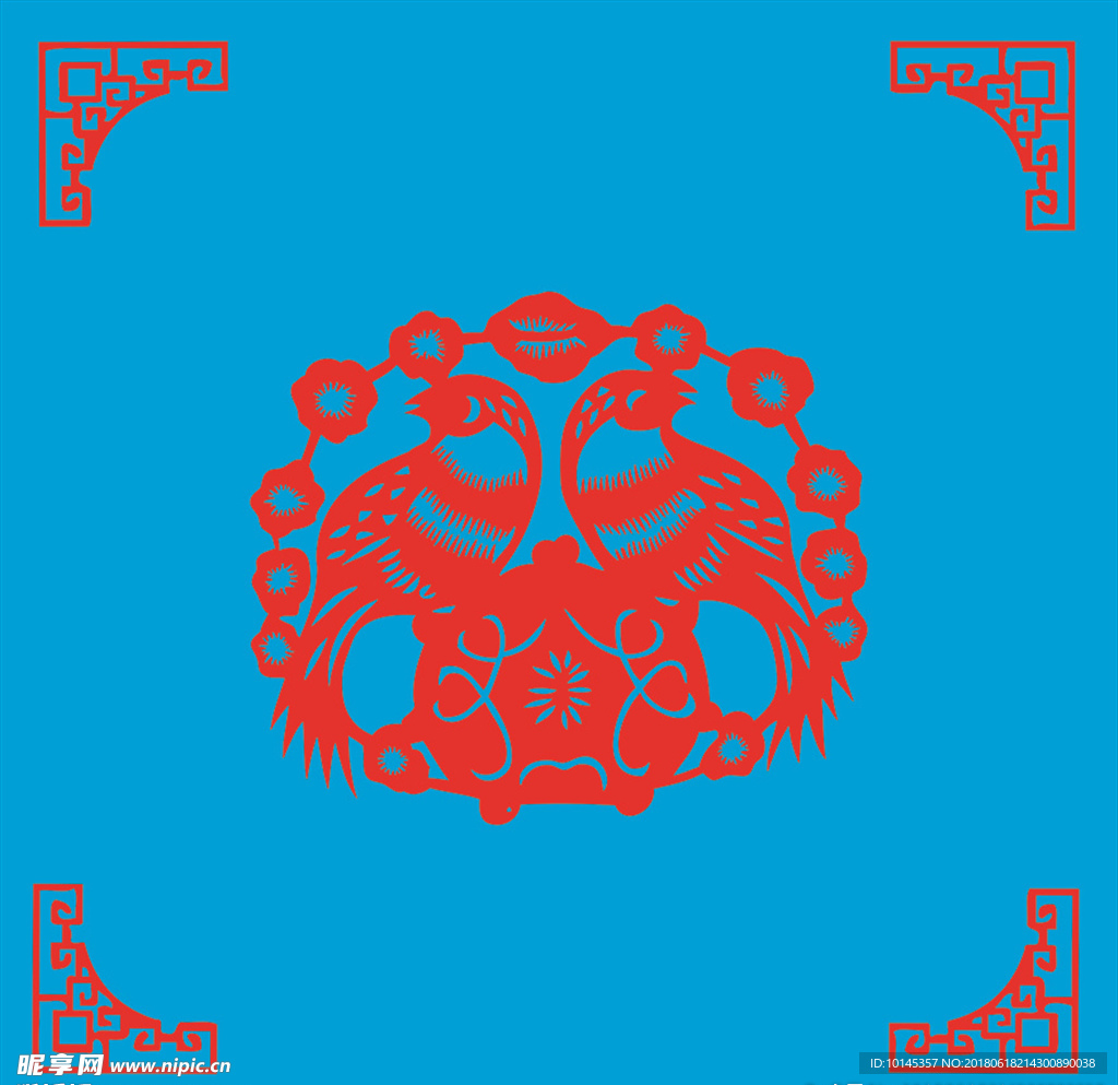 鸟剪纸