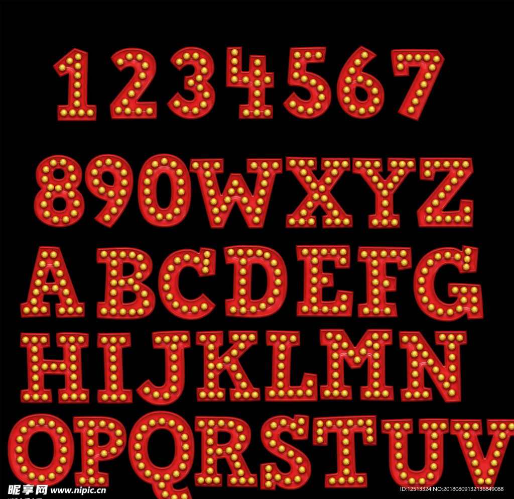 英文字装饰字体