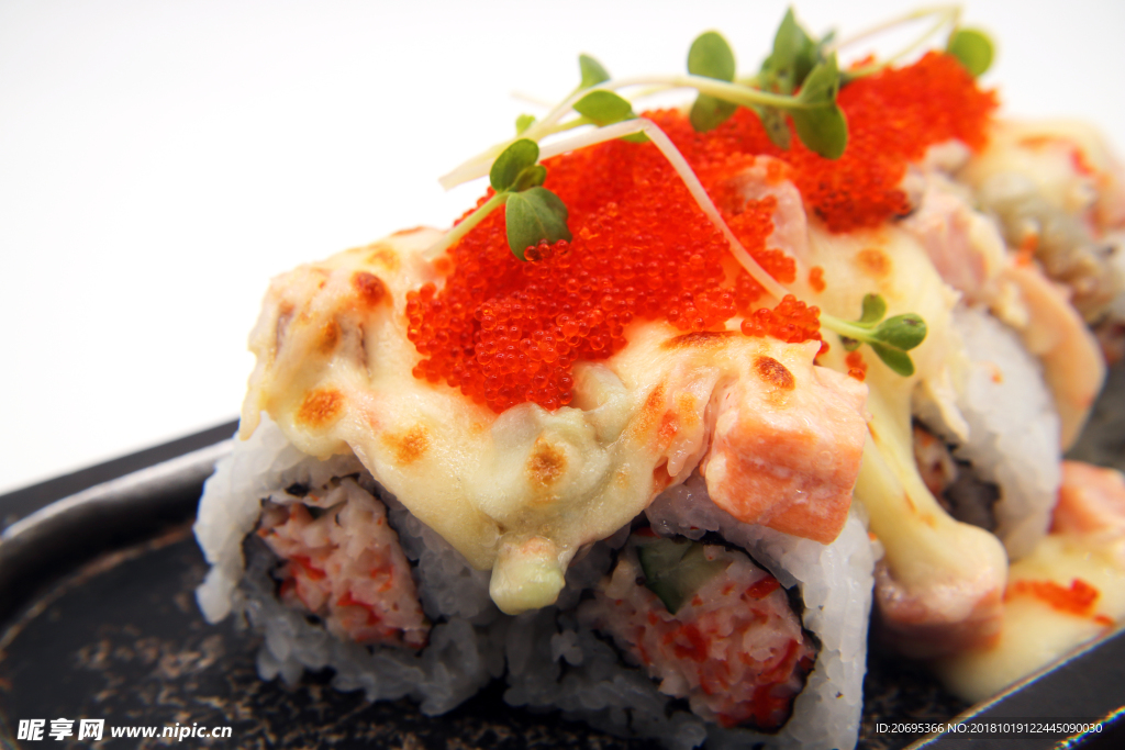 铁板芝士海鲜卷 寿司