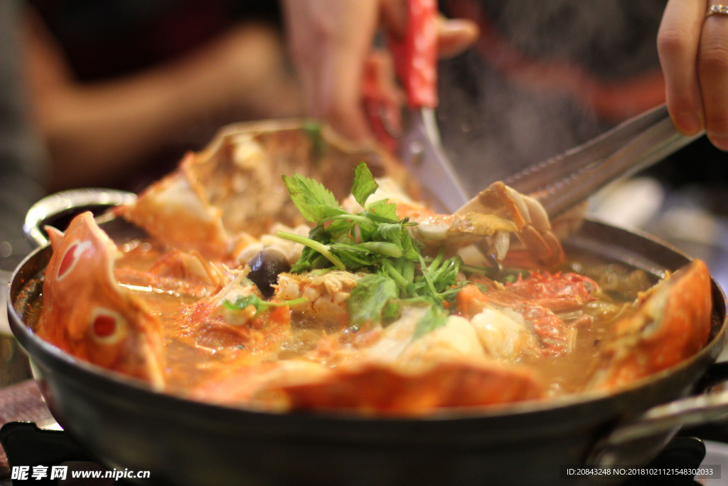 海鲜火锅