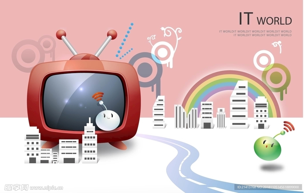 手绘卡通IT