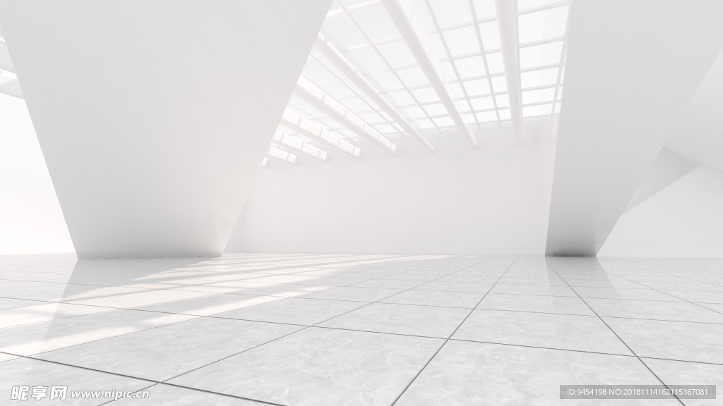 白色大气空间