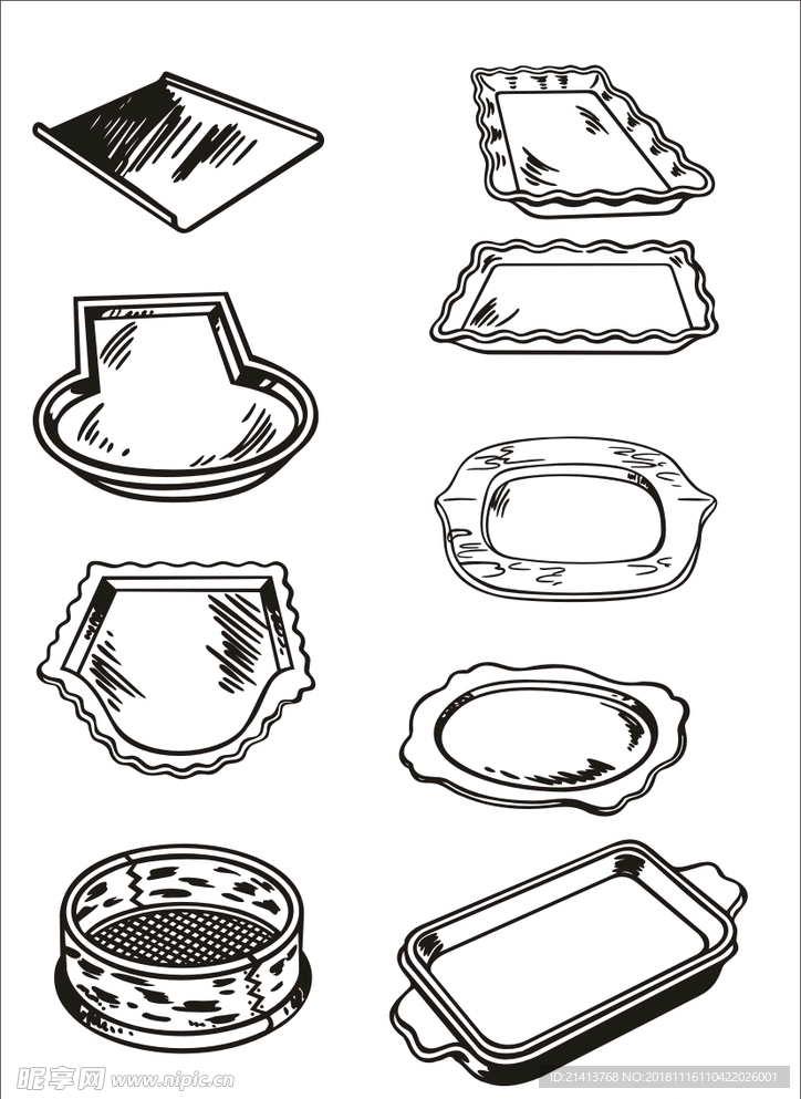 手绘餐具器皿
