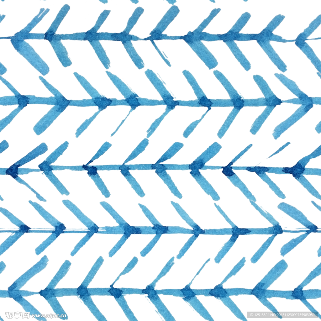 蓝色水彩底纹