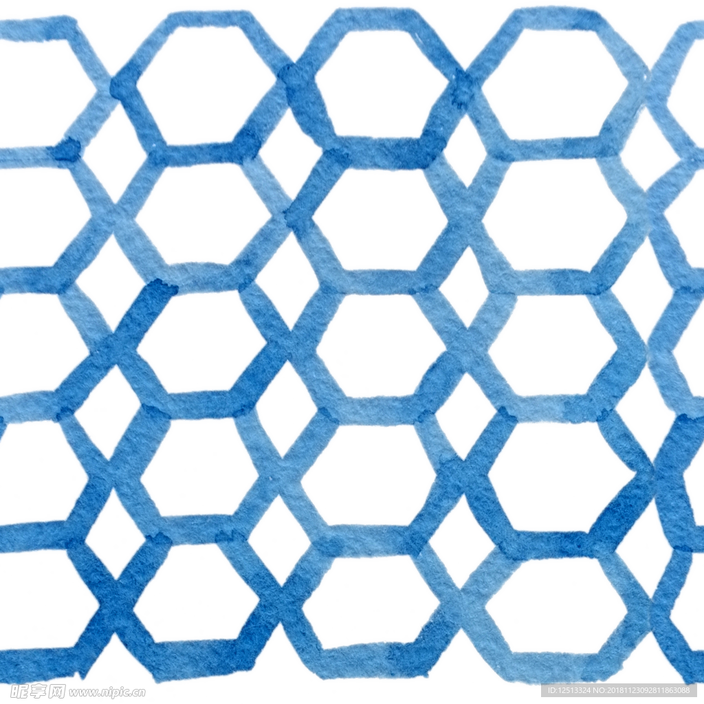 蓝色水彩底纹