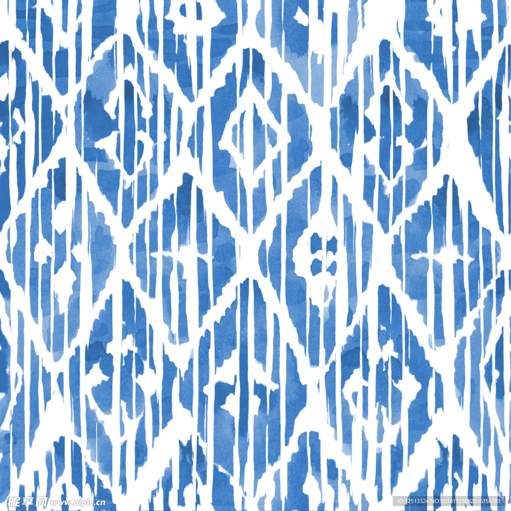 蓝色水彩底纹