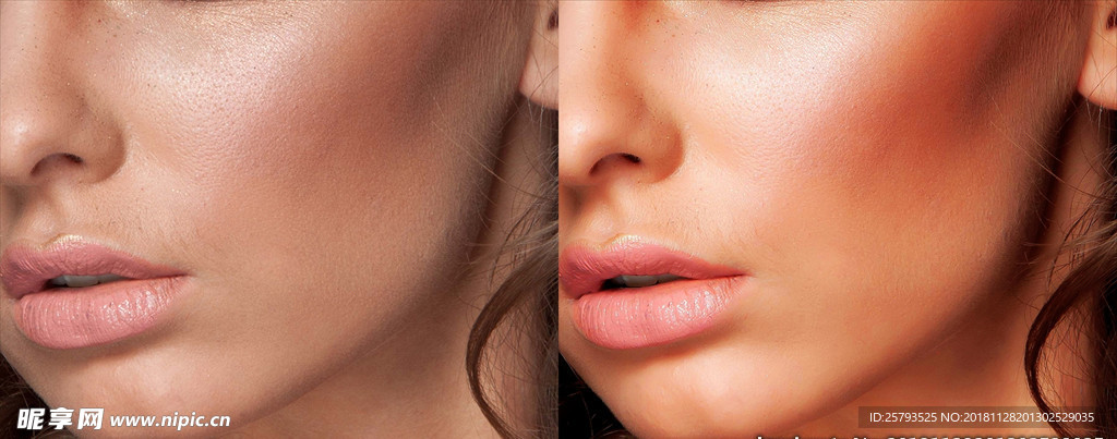 ps一键质感皮肤动作