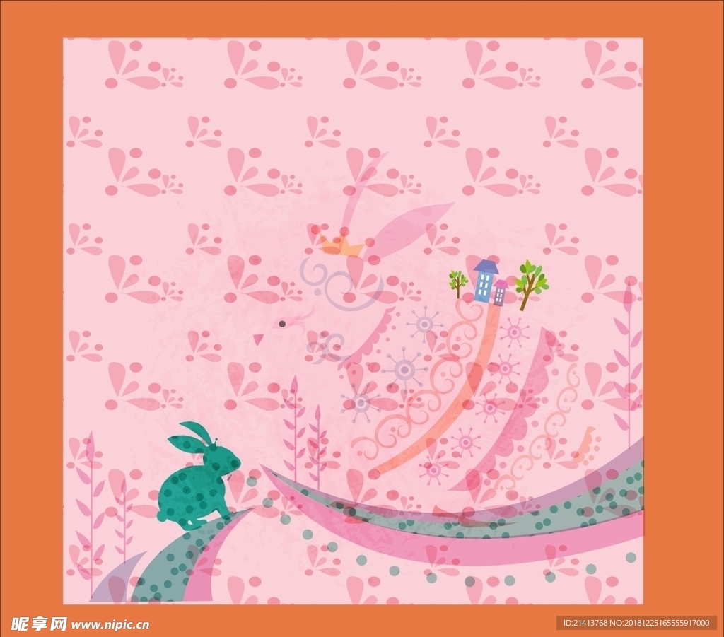 卡通底纹背景