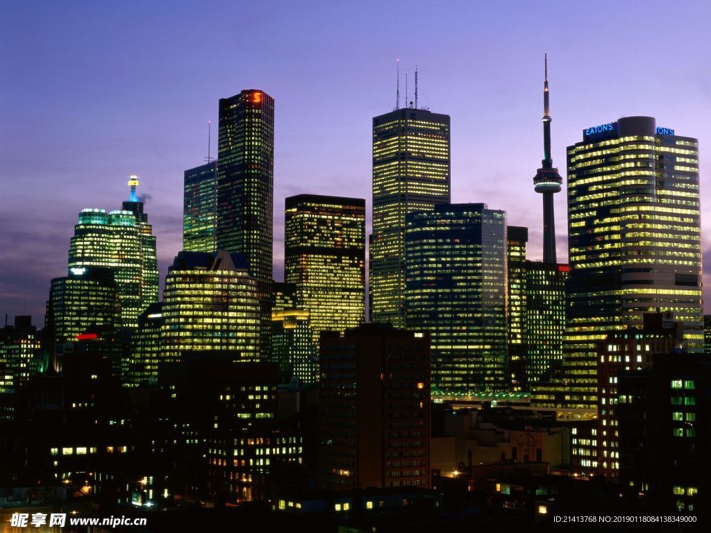 夜晚城市风景