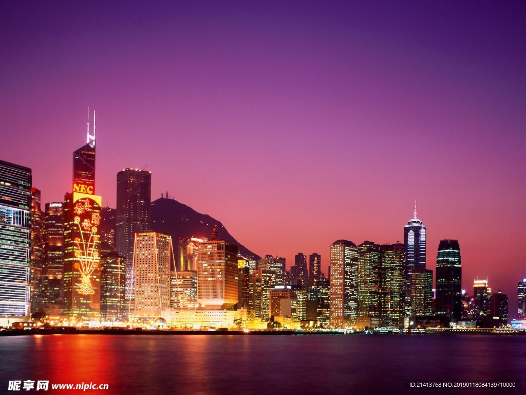 夜晚城市风景