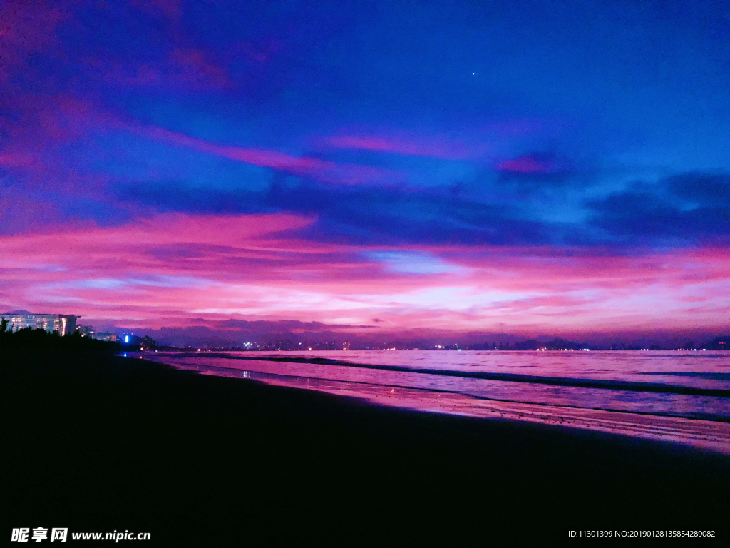 三亚清晨的日出