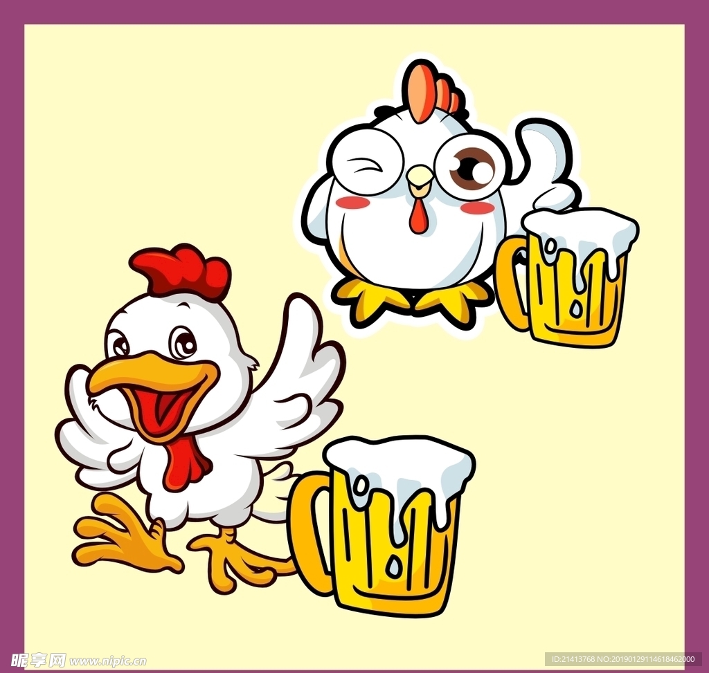 手绘卡通小物