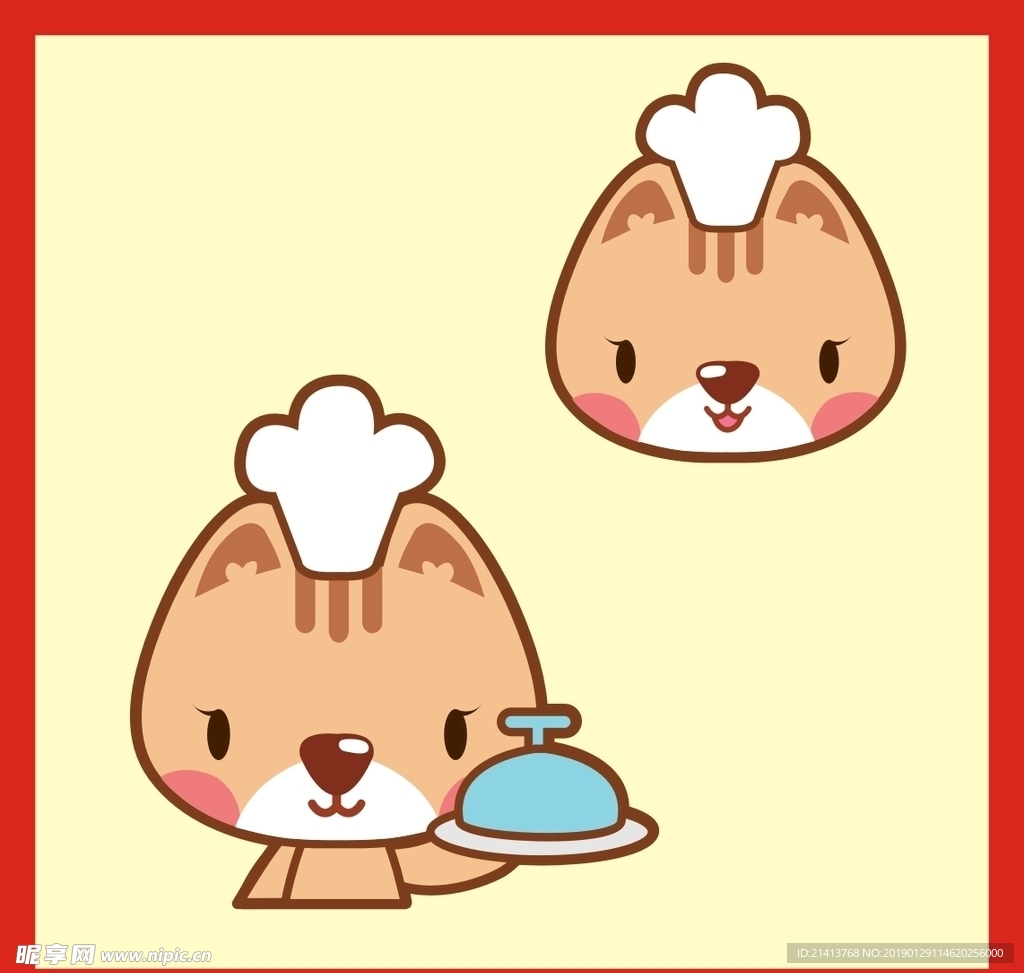 手绘卡通小物