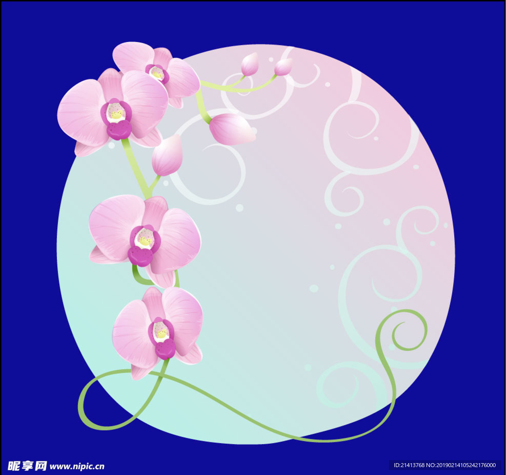 手绘花卉素材
