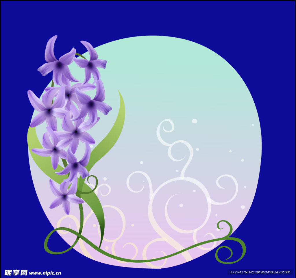 手绘花卉素材