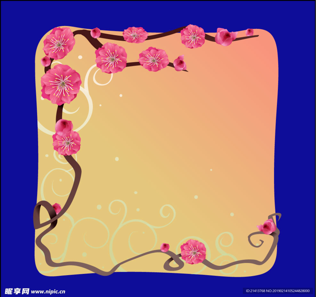 手绘花卉素材
