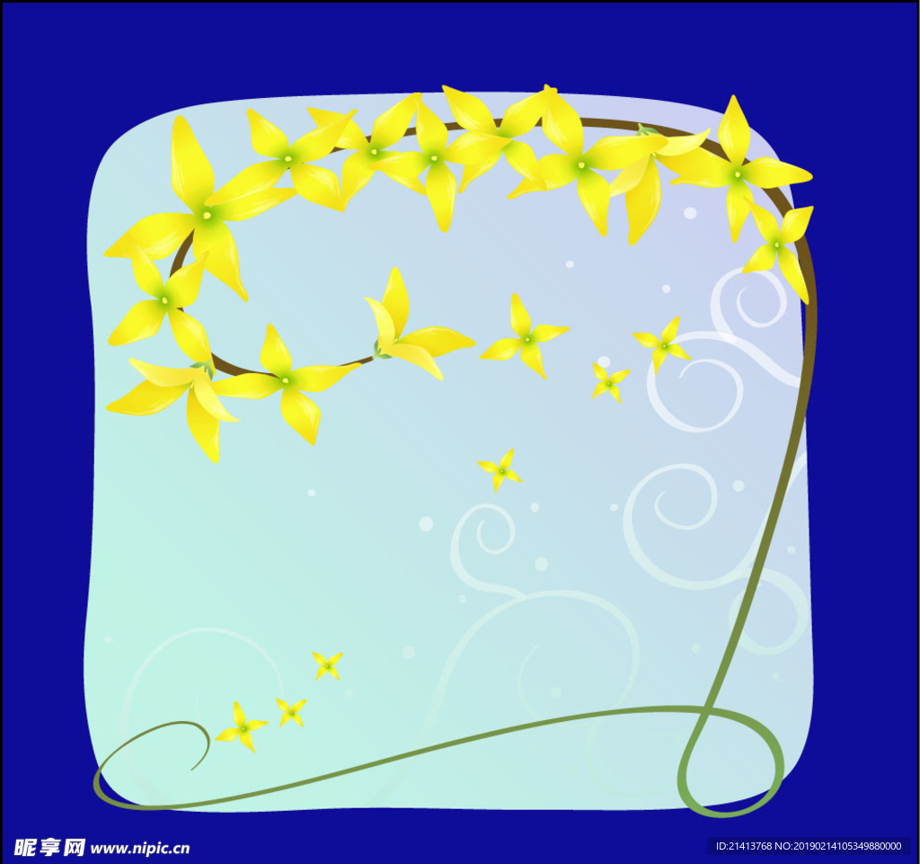 手绘花卉素材