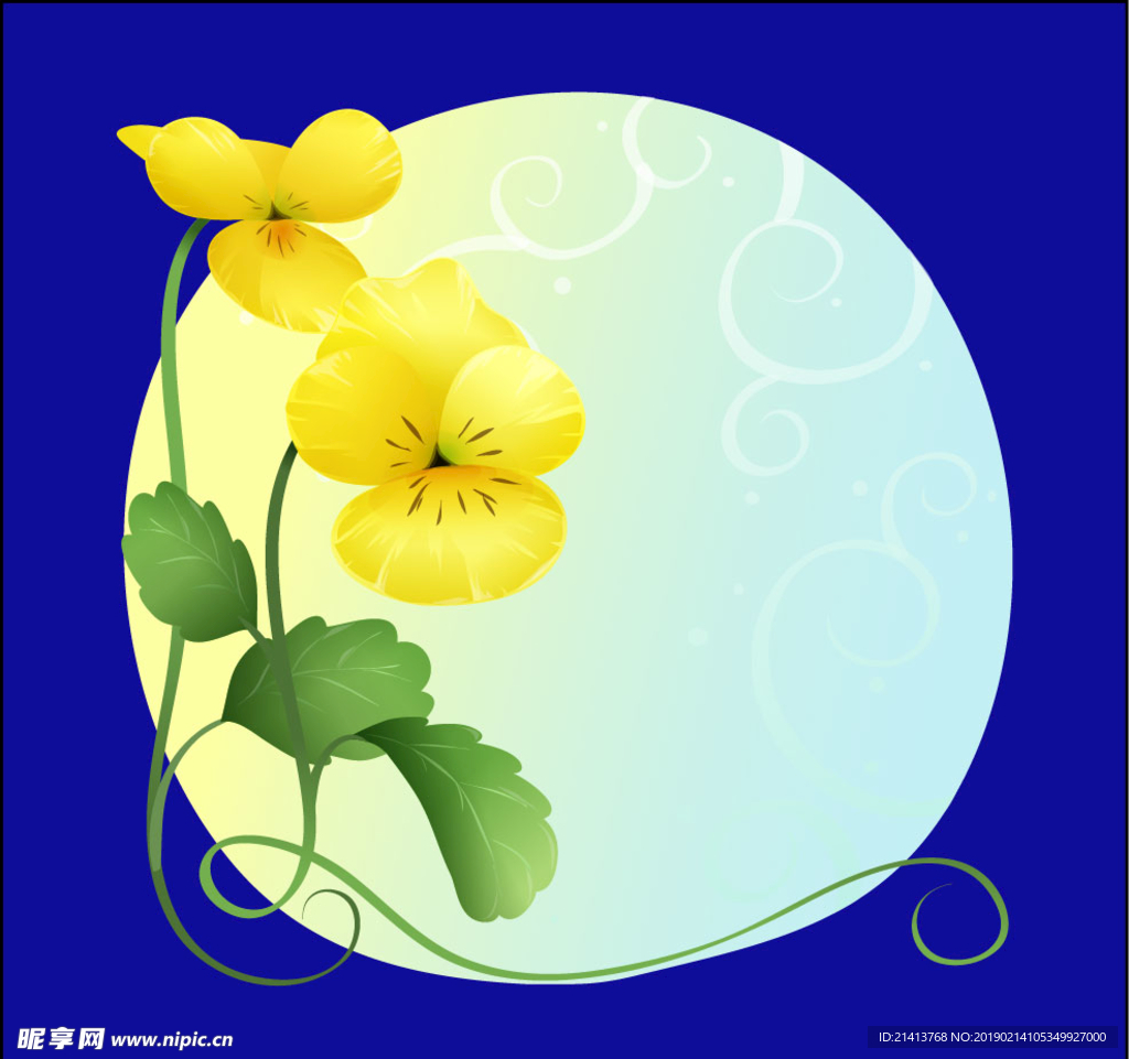 手绘花卉素材