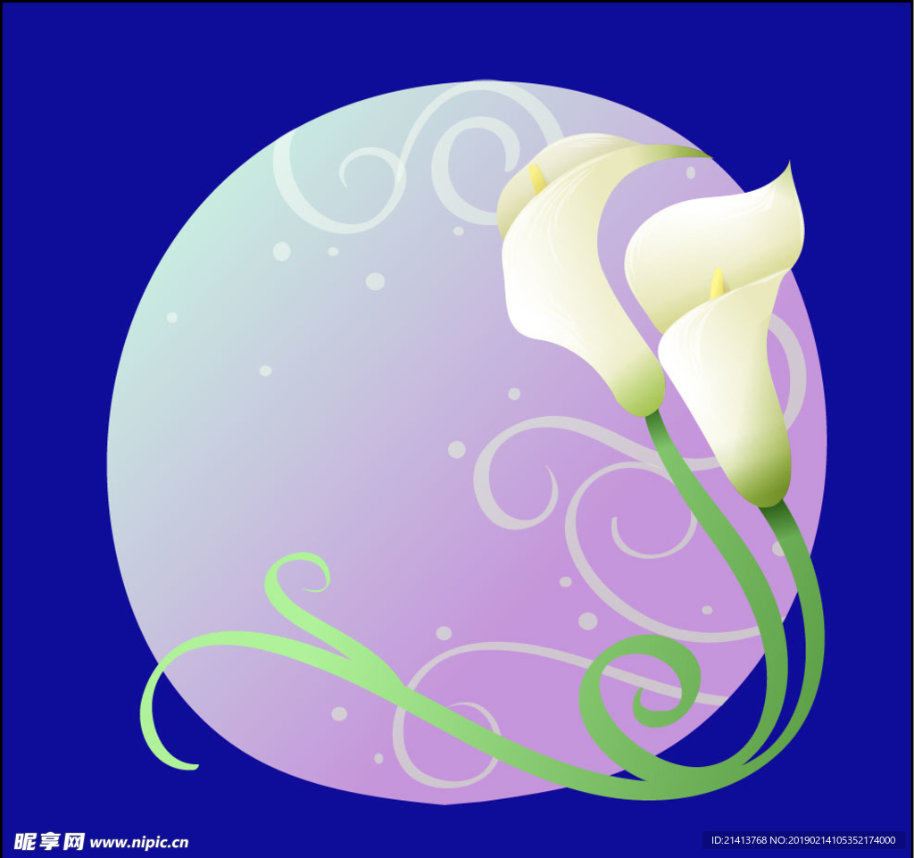 手绘花卉素材